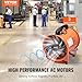 VEVOR Portable Ventilator with Hose, 2 Speed, 12 Inch Utility Blower Exhaust Fan with 16.4ft Flexible Duct, 367W 2894CFM High Velocity Industrial Air Mover for Extraction and Ventilation