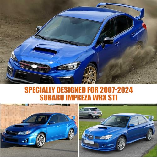 Image of Indoor Car Cover Replacement for 2007-2024 Subaru Impreza WRX Sti, Luxurious Stretch Satin Custom-fit Indoor Car Cover for Dust-Proof, Underground Garage, Car Show