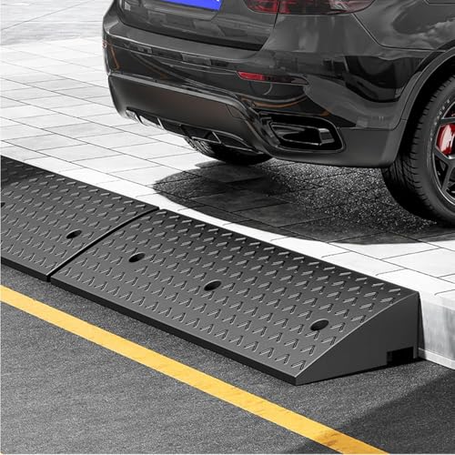 Rampes d'accès en caoutchouc robuste haute densité avec surface striée - 4