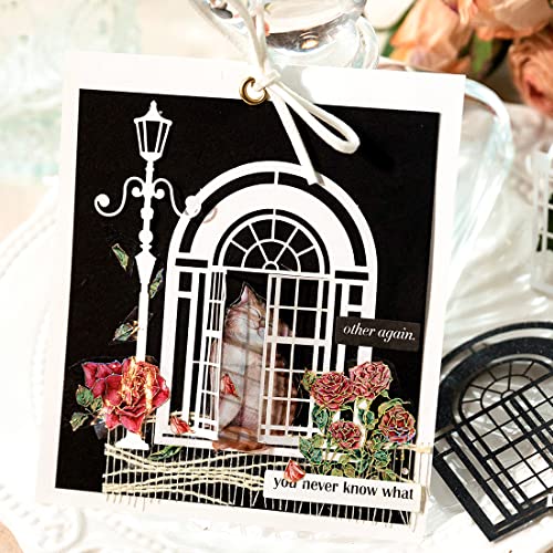 20 Pcs Vintage Cutout Lace Scrapbook Paper Collage Supplies, Small Moon Lace Paper Cut Outs Bulk For Crafts Scrapbooking Card Making Bulletin Board Classroom Cards Baby Shower Kids Boys #TOP7