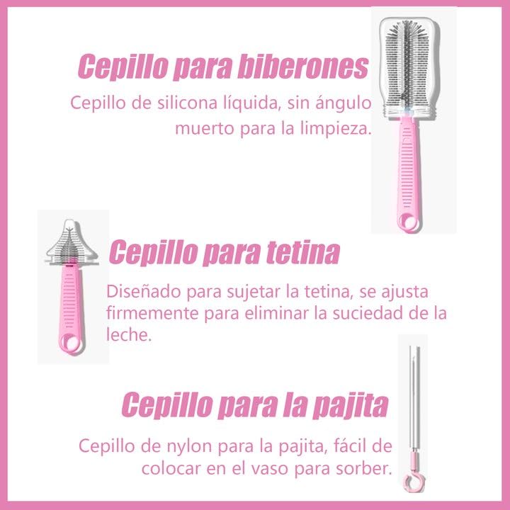 Accesorios De Alimentación, Baby Product cepillo lavar biberones Marca AMTUMI (2)