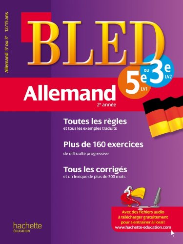 Cahier Bled - Allemand 2e année