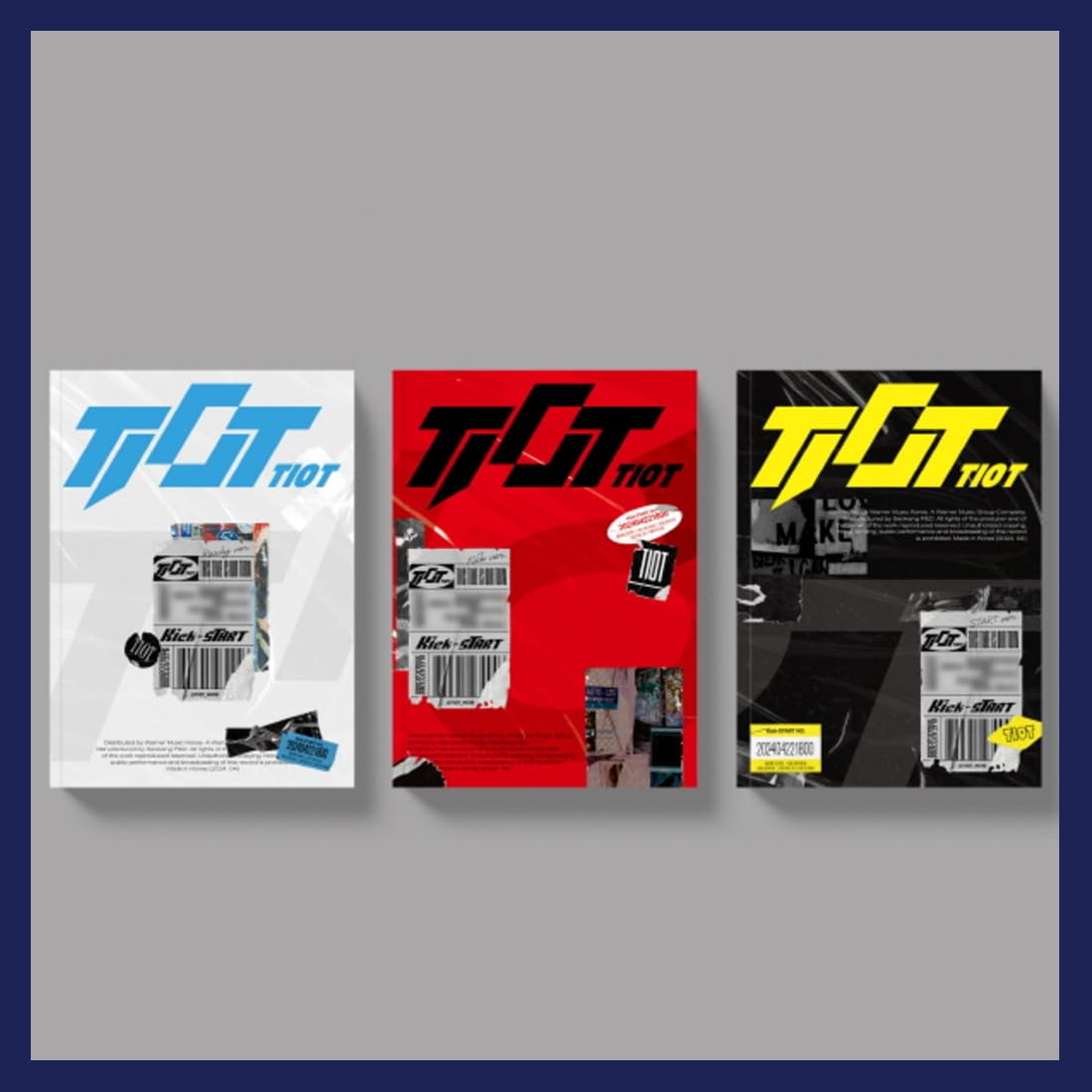 TIOT Kick-Start CD album de K-Pop édition START avec photobook inclus