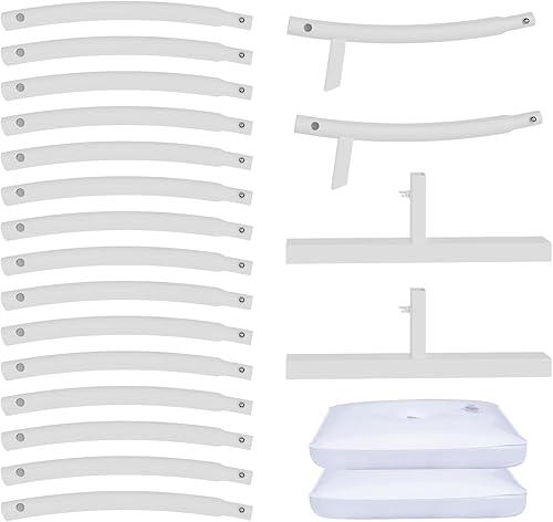 Miniatura 7 de Soporte de fondo redondo de 7.2 pies, soporte estable para arco de globos, soporte de arco de metal para bodas, fiestas de cumpleaños, decoración