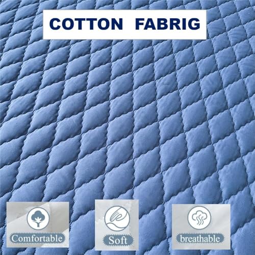 Funda acolchada para colchón envolvente ideal para camas familiares 7