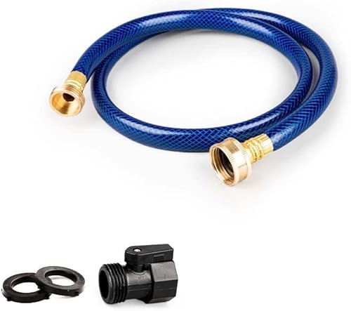 Manguera de jardín flexible para riego sin torceduras y sin fugas, mangueras de PVC ligeras de 12 pulgada con conectores de latón para césped (3