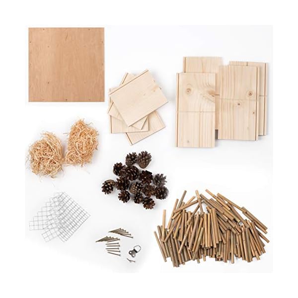 GARDIGO® Insektenhotel Bausatz DIY I Nistkasten Bausatz für Kinder I Made in Germany I Regionales Holz I Holzbausatz… – Bild 5