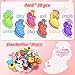 Dufricen Valentines Day Cards for Kids School - Valentine Day Gifts for Kids, 30 Pcs Valentine Exchange Cards with Shoe Charms for Boys Girls Toddler Class Classroom Gift,Funny Party Favors