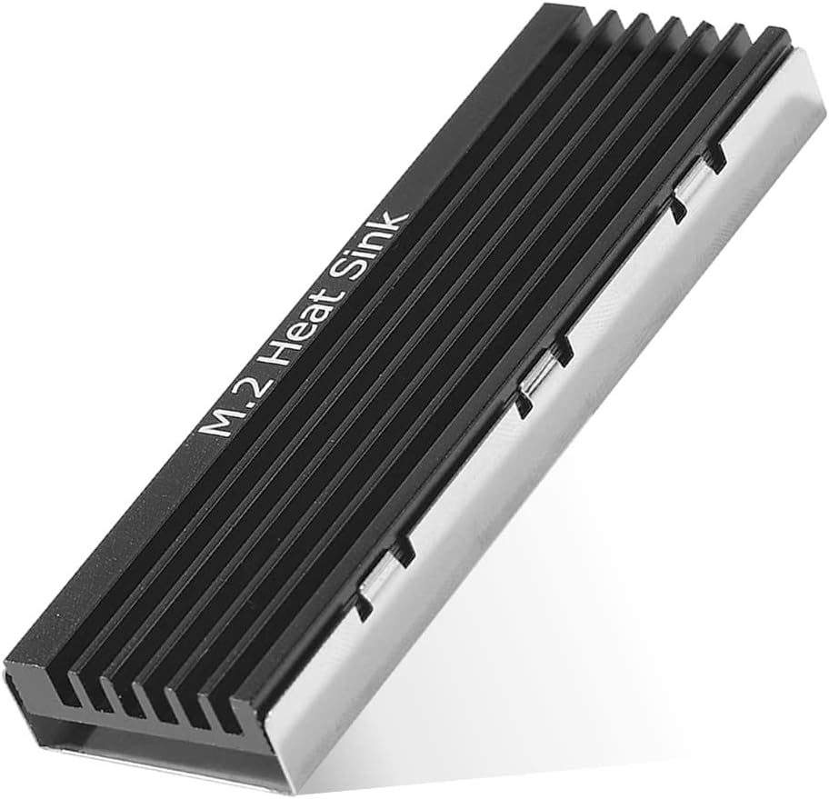 Combrite M2 Shield M.2 SSD Heatsink Kit, Easy Clips Fitting, Including Bottom Heatsink & Thermal Pads