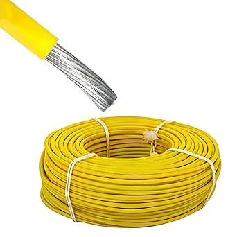 Drumstone ( LIMITED STOCK 15 YEARS WARRANTY ) 25 Meters 10 Sq mm Aluminium Solid PVC Wire - Single Core, Type A | High Conductivity Cable for Industrial Electrical Installations