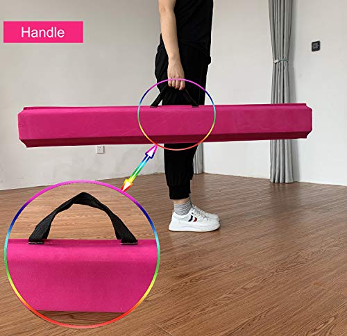 Image of Marfula 6 FT / 8 FT / 9 FT Folding Gymnastics Beam Foam Balance Floor Beam