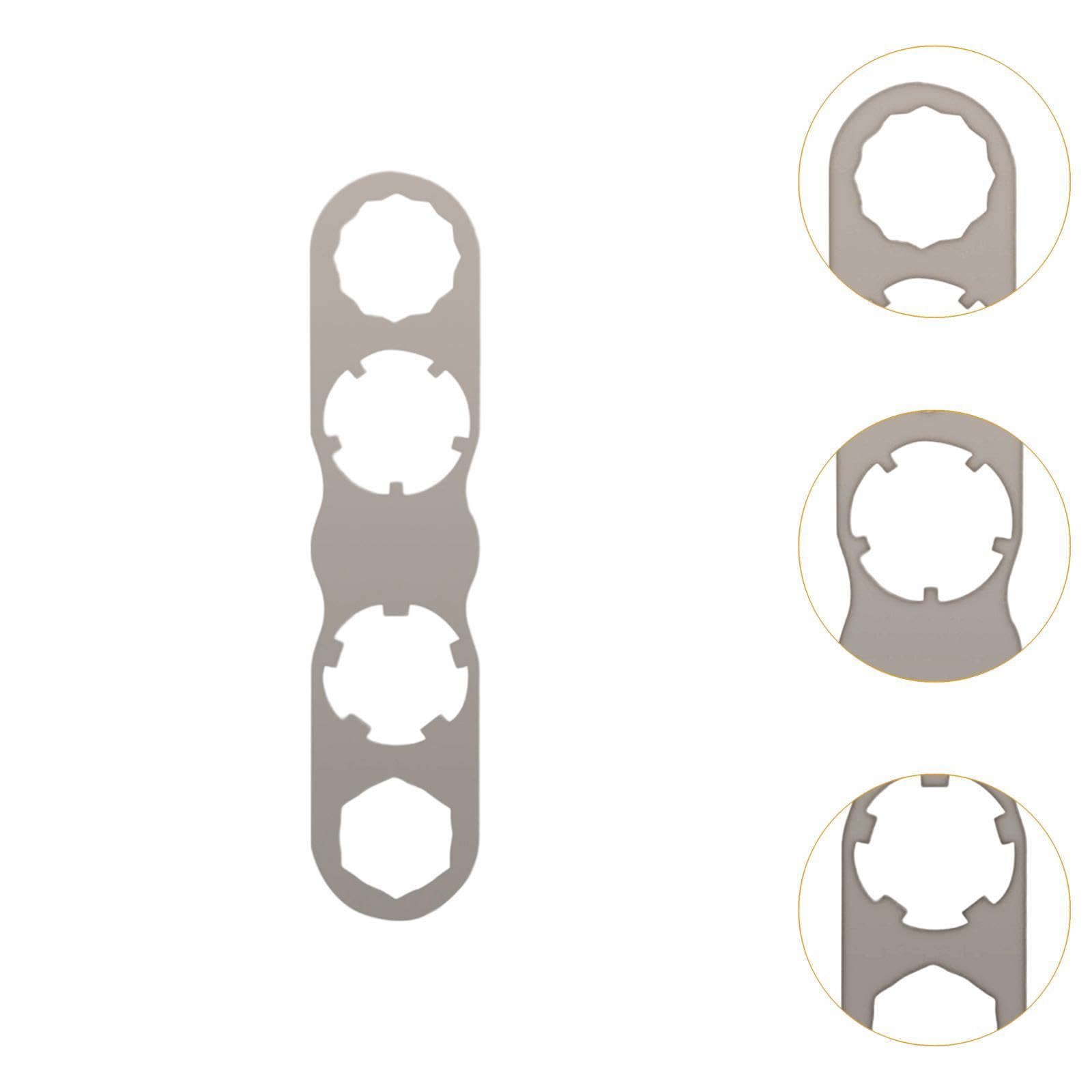 Vaveren Bike Pedal Wrench Bike Pedal Spanner Assembly Disassembly Compact Maintenance Sturdy Remover Repair for Riding Cycling Sports, Silver