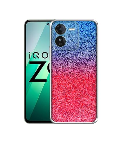 Image of Bubbles Printed Silicon Soft TPU Back Case Cover for iQOO Z9 5G, Multicolor