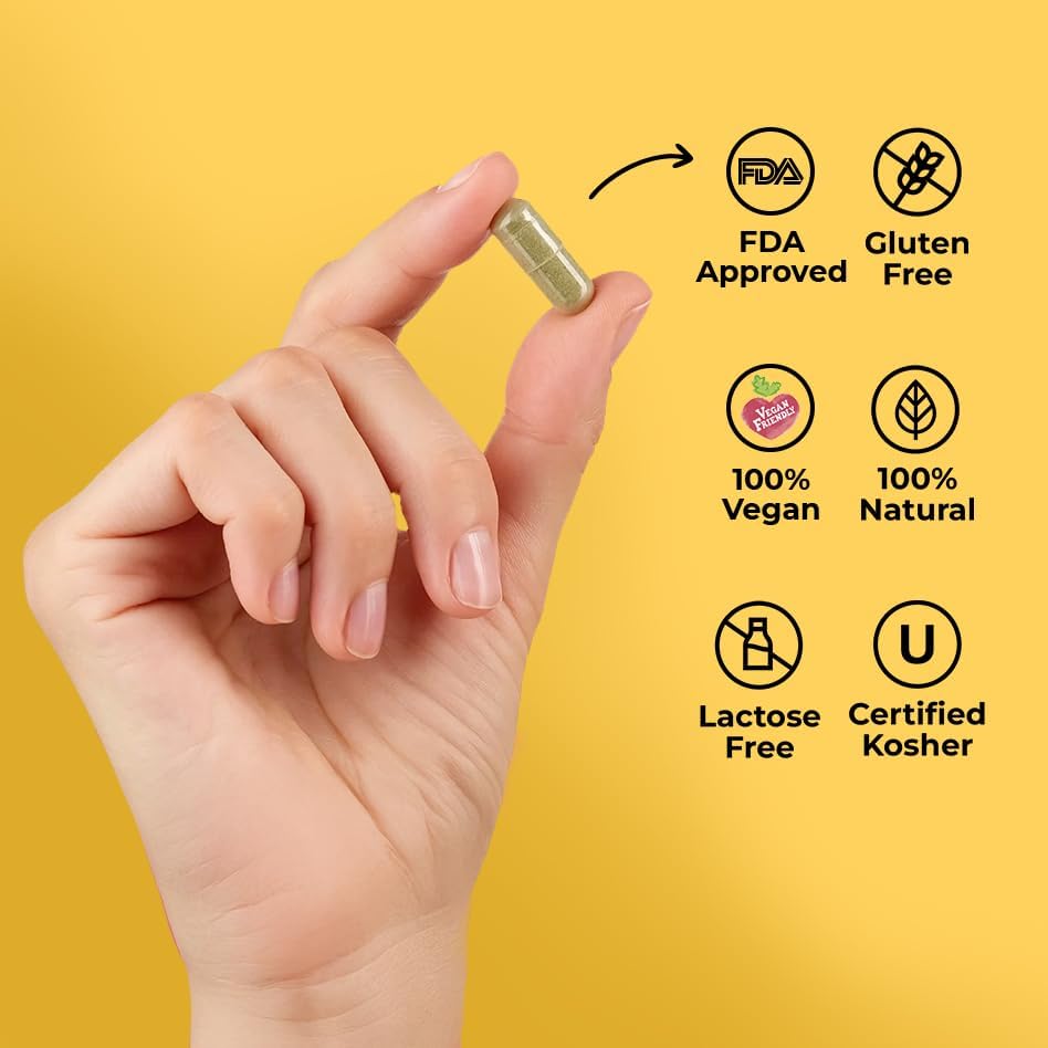 Miniatura 6 de DigestLive - Laxante para aliviar el estreñimiento para mujer, 30 cápsulas, suavizante de heces 100% a base de hierbas, limpieza natural suave de