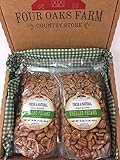 Four Oaks Farm Shelled Elliott Pecan Halves - 2 lb. - GA Grown - Free Priority Shipping