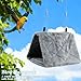 HaiFafafaing 2 Pcs Warm Bird Nest House, Parrot Sleeping Bed Hanging Hammock, Snuggle Cave Hideaway Tent for Pet Parrot, Macaw, Budgies, Cockatiels, Cockatoo, Lovebird, Blue and Grey