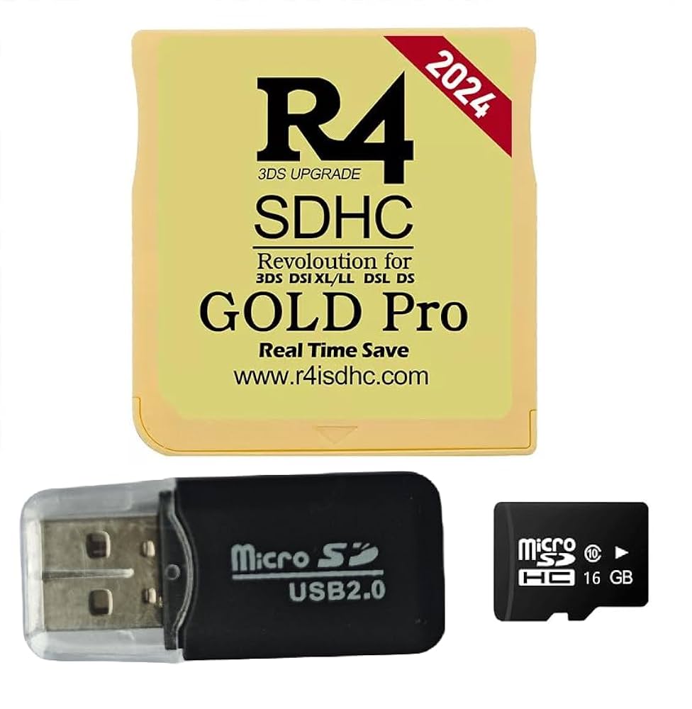 2024 SDHC Upgrade Gold Pro For 3DS DSI XL/LL DSL DS Real Time Save