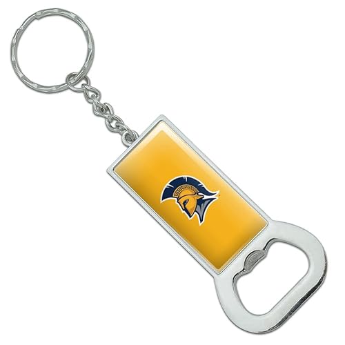 GRAPHICS & MORE UNCG Secondary Logo Keychain Rectangle Chrome Plated