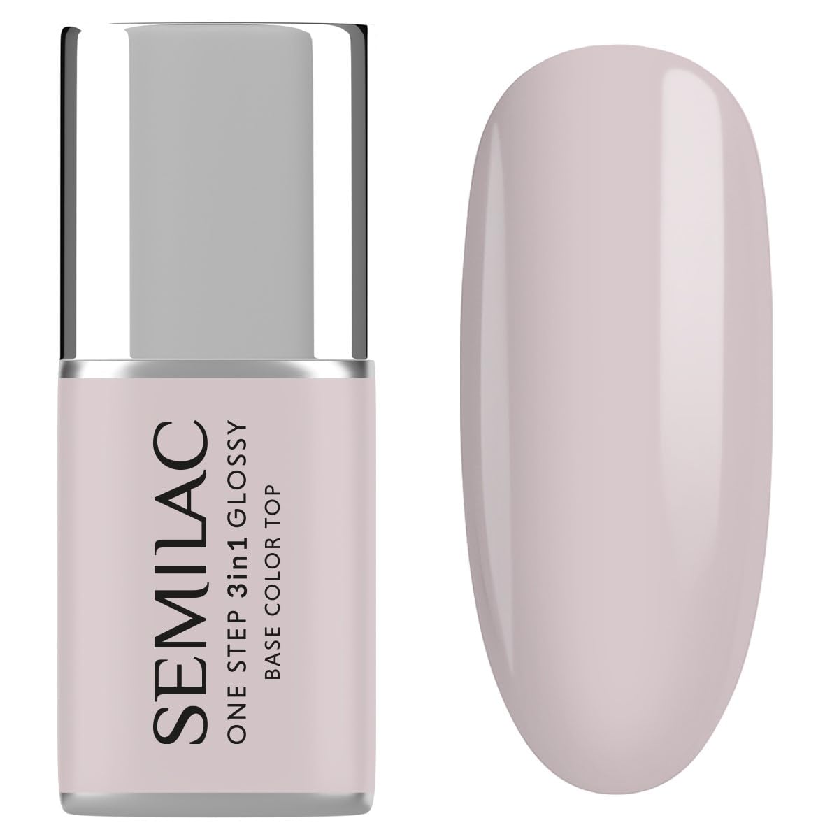 Semilac Lakier Hybrydowy Formuła 3w1 One Step S610 Barely Pink 7ml