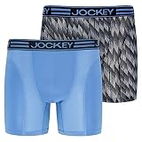 Jockey Microfibra Activa 2-Pack Baúl Boxeador, Zafiro Estrella S Zafiro Estrella
