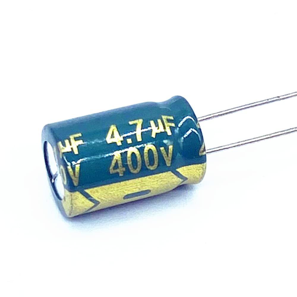 ZDVHOMCB 10pcs 400v 4.7UF high frequency low impedance aluminum electrolytic capacitor size 8 * 12