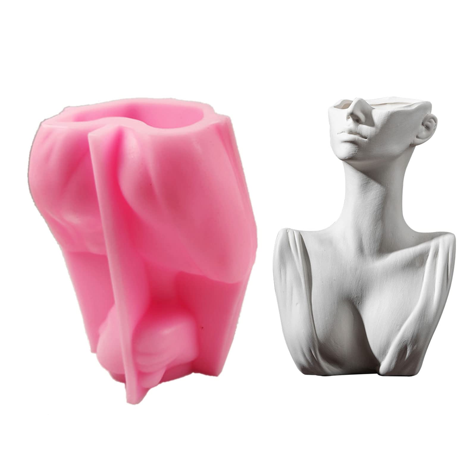 Moule en silicone corps humain cadeau DIY pour décorations d'intérieur