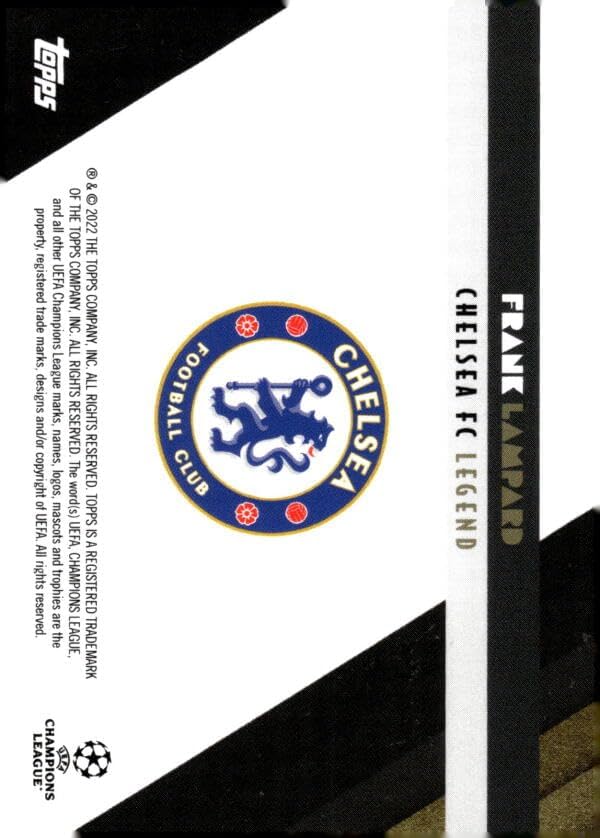2022-23 TOPPS DECO UEFA LEGENDS #NNO FRANK LAMPARD CHELSEA SOCCER OFFICIAL TRADING CARD OF SOCCER