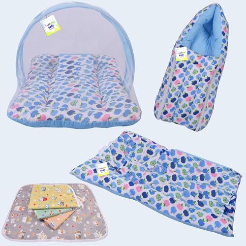 Image of Toddylon New Born Baby Bedding Set (4 PCS Set) (0-6 Months)