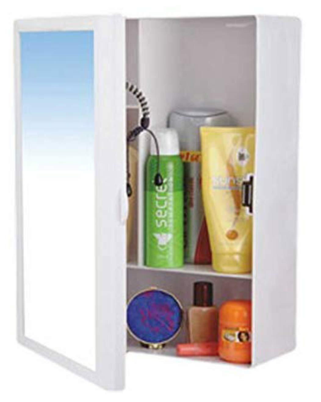 WATERTEC Polymer Bathroom with Mirror (35 mc x 20 cm x 45 cm