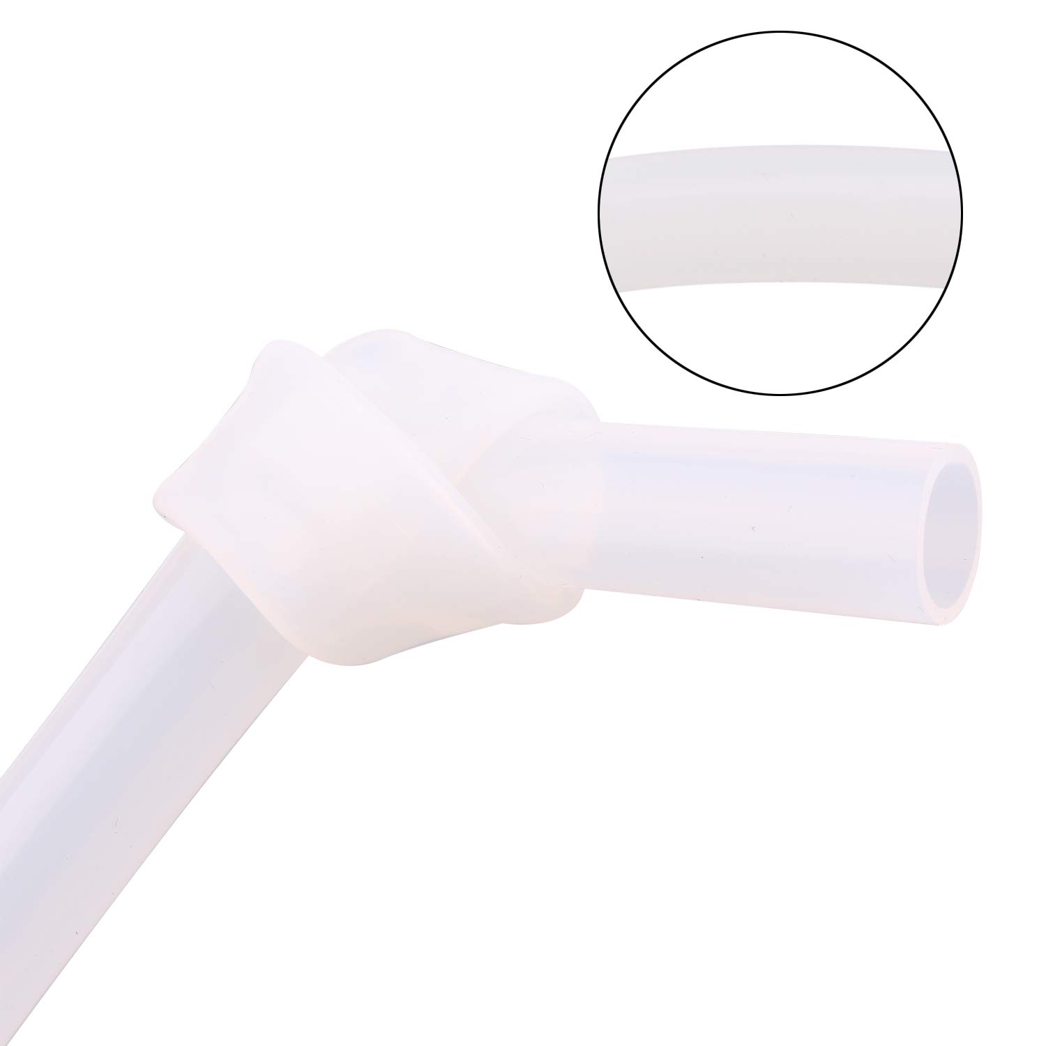Rurki silikonowe 1/2" ID 5/8" OD klasy spożywczej elastyczne do przenoszenia pompy piwowarskiej w domu, długość 3 metrów