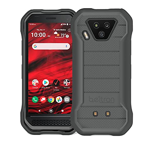Beltron Duraforce Ultra 5G Heavy Duty Case, Industrial Strength Armor Case With Reinforced Technology For Kyocera Duraforce Ultra 5G Uw E7110 (Verizon) - Gunmetal Grey #TOP7