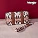 Wrangler Wallet Purse for Women Western Aztec Clutch Wristlet Wallet with Credit Card Holder LG-WG2203-W006LCF