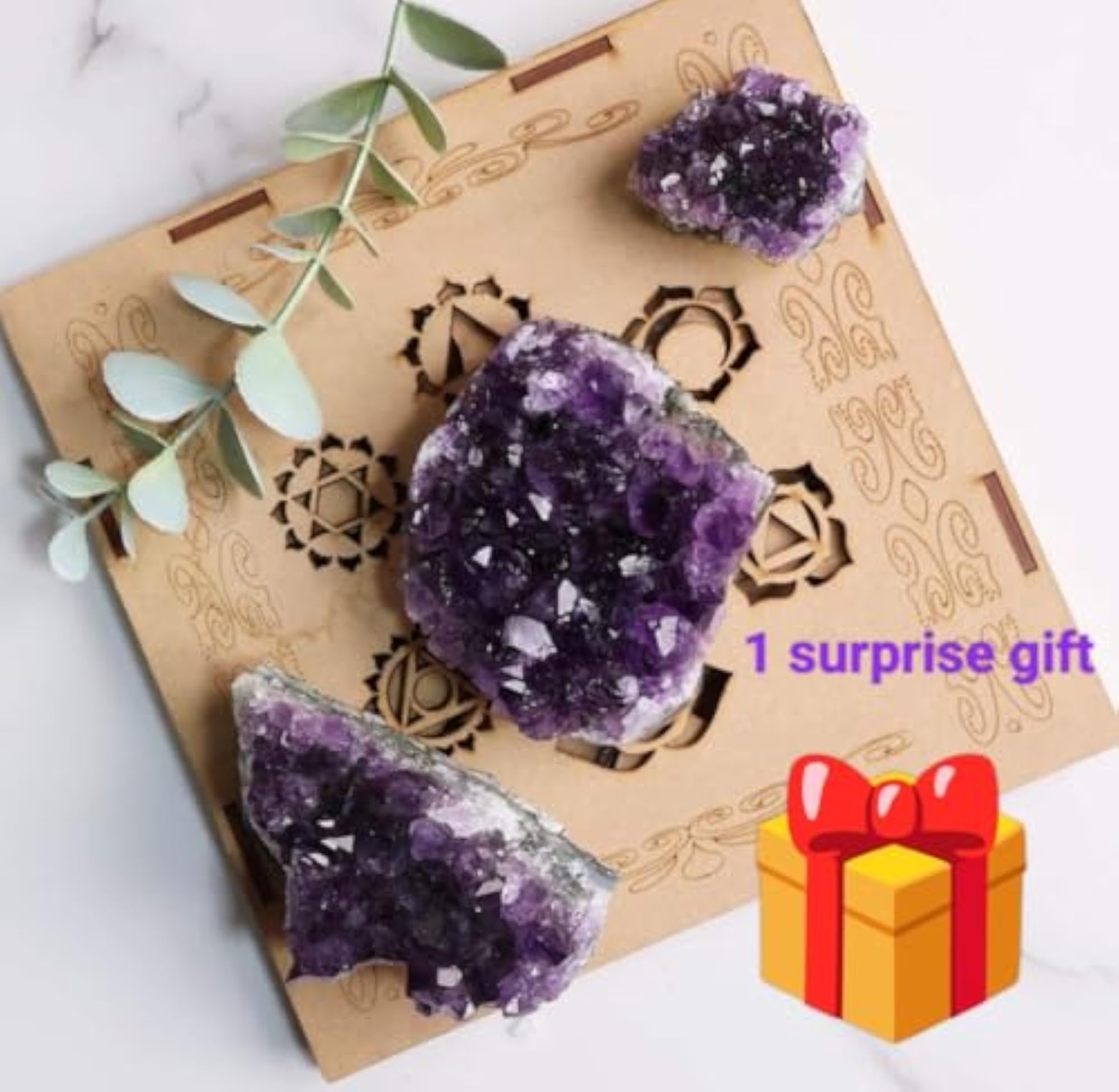 Natural Amethyst Crystal Cluster, High-Energy Healing