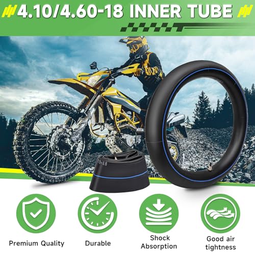 Image of FHSXJR 2PCS 4.10 /4.60-18 Motorcycle Inner Tube 110 /80-18,110 /90-18