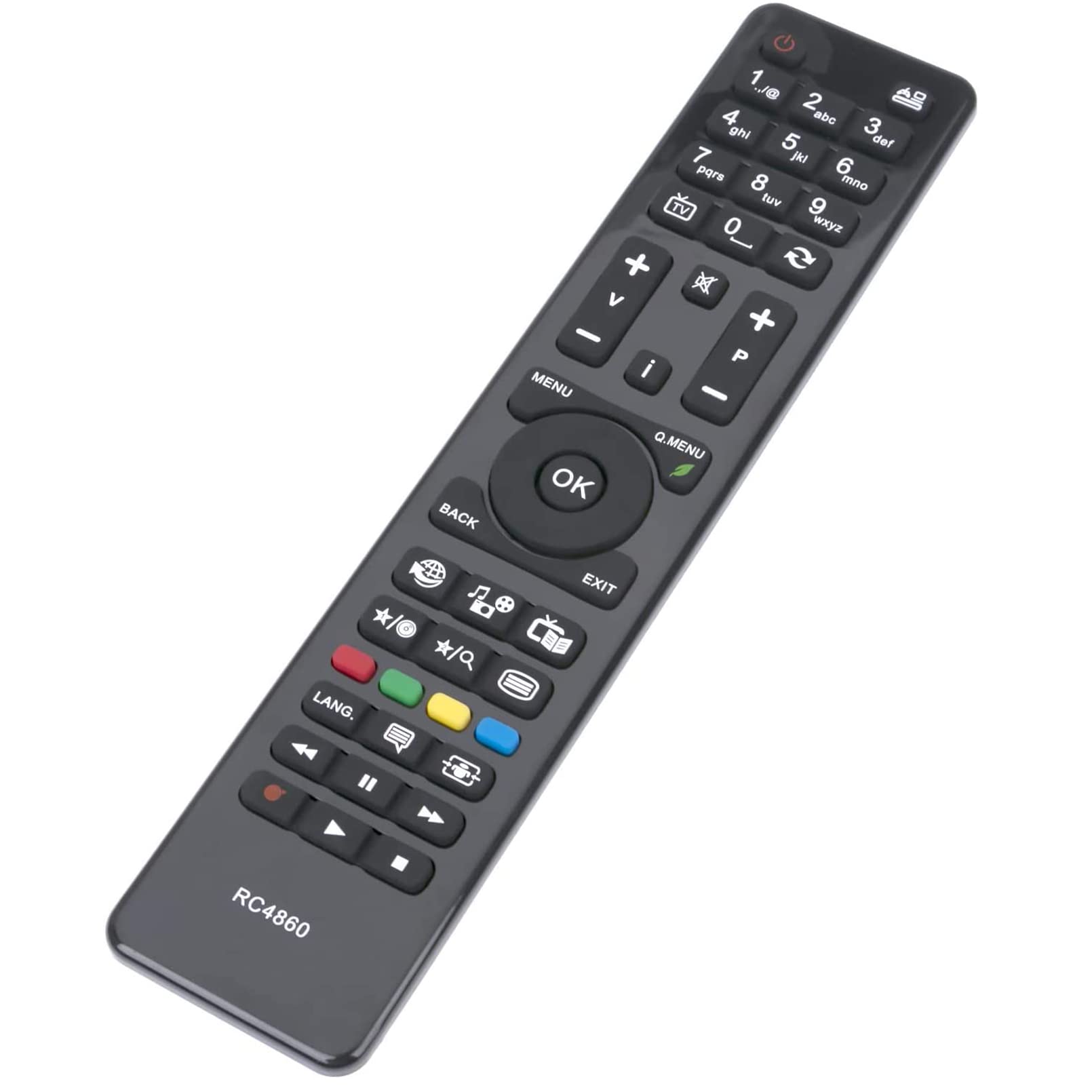 VINABTY RC4860 Replacement Remote Control fit for Hitachi TV 19HXD05U 19HXD05UA 22HXC06 22HXJ06U 22HXJ06UA 32HXC01 32HXC01U 32HXC01UA 32HXC01UB 32HXC41 32HXT16U 32HXT16UA 40HXC46 40HXT16U - Image 3