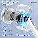 Lightswim Electric Spin Scrubber, Upgrade 7 in 1 Electric Cleaning Brush,420RPM Powerful Cleaning, 1.5H Bathroom Scrubber Dual Speed with Extension Arm for Kitchen, Car, Tile, Wall, Floor, Shower