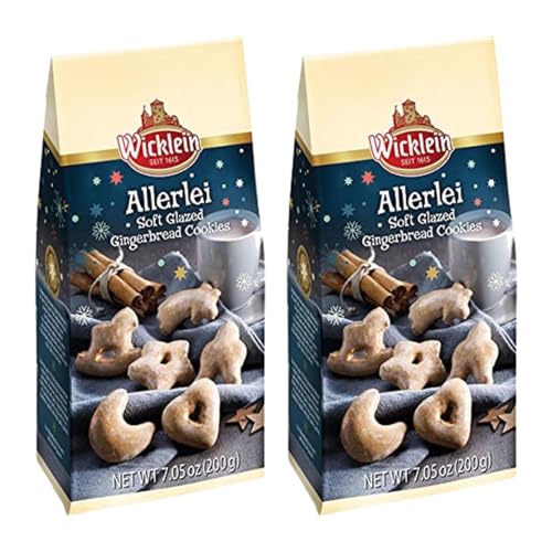 Wicklein Allerlei Soft Glazed Gingerbread Cookie Bag, 7.05 oz Pack