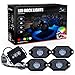 Produktbild MICTUNING helle RGB Rock Licht mit Bluetooth,Auto innenrraum Beleuchtung-4 Pack