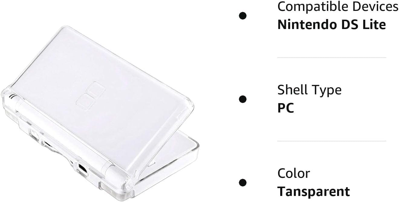 Clear Hard Protective Case For Nintendo DSi - Anti-Scratch PC Cover Shell For NDS Series Console