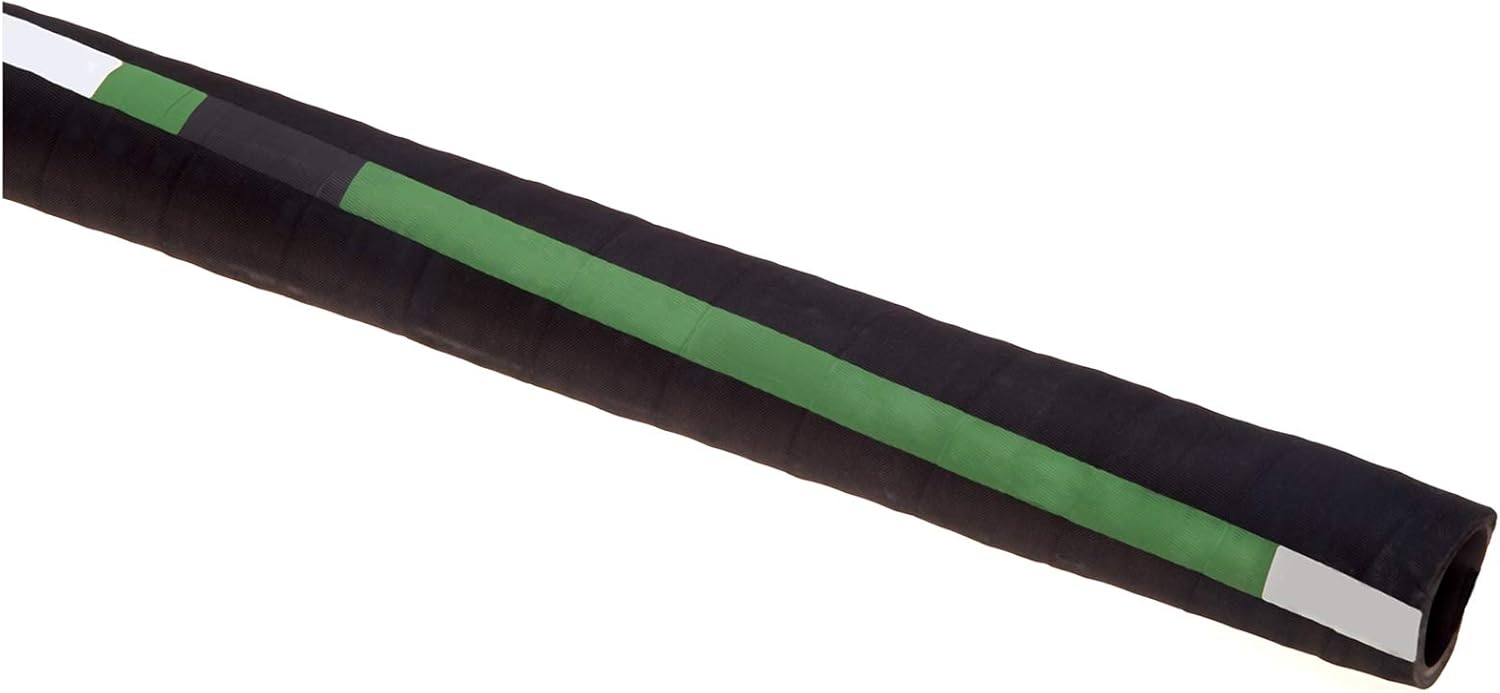 Close-up of Gates Green Stripe Coolant Hose showing the green stripe