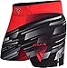 RDX MMA Blaze Shorts Stretch Clothing Training Cage Fighting Grappling Martial Arts Muay Thai Kickboxing Red