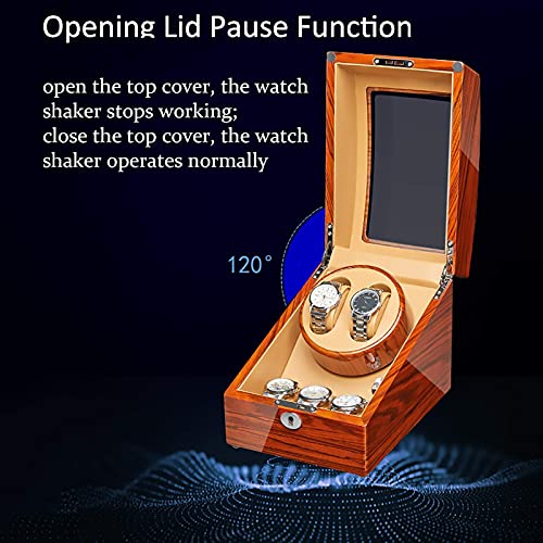 Relojes de madera ebonizada ideales para eventos formales y uso diario con bobinado 5