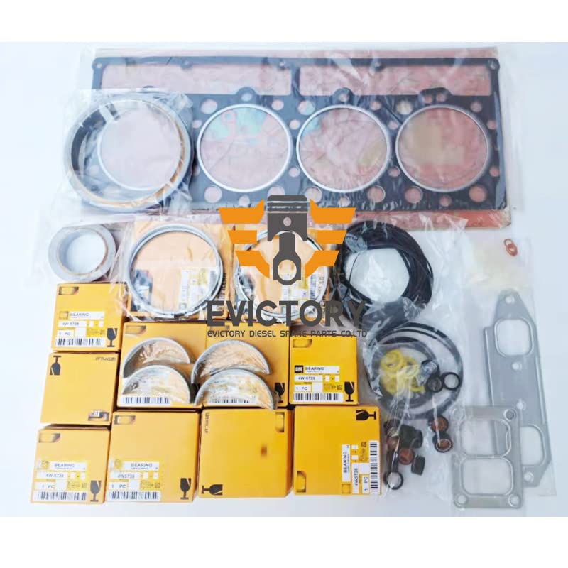 Kit de joints de révision Cat Excavateur 3304 contre les fuites moteur avec palier et bague