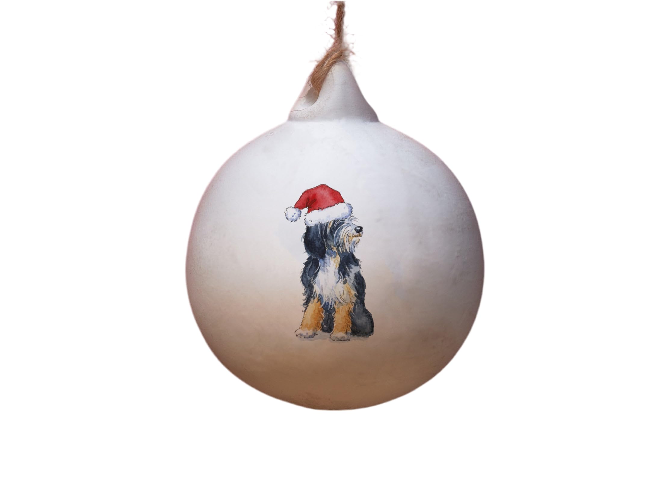 Image Industry Tibetan Terrier Ceramic Bauble - Tree Decoration - Christmas Decorations Dog Gift - Dog Lovers