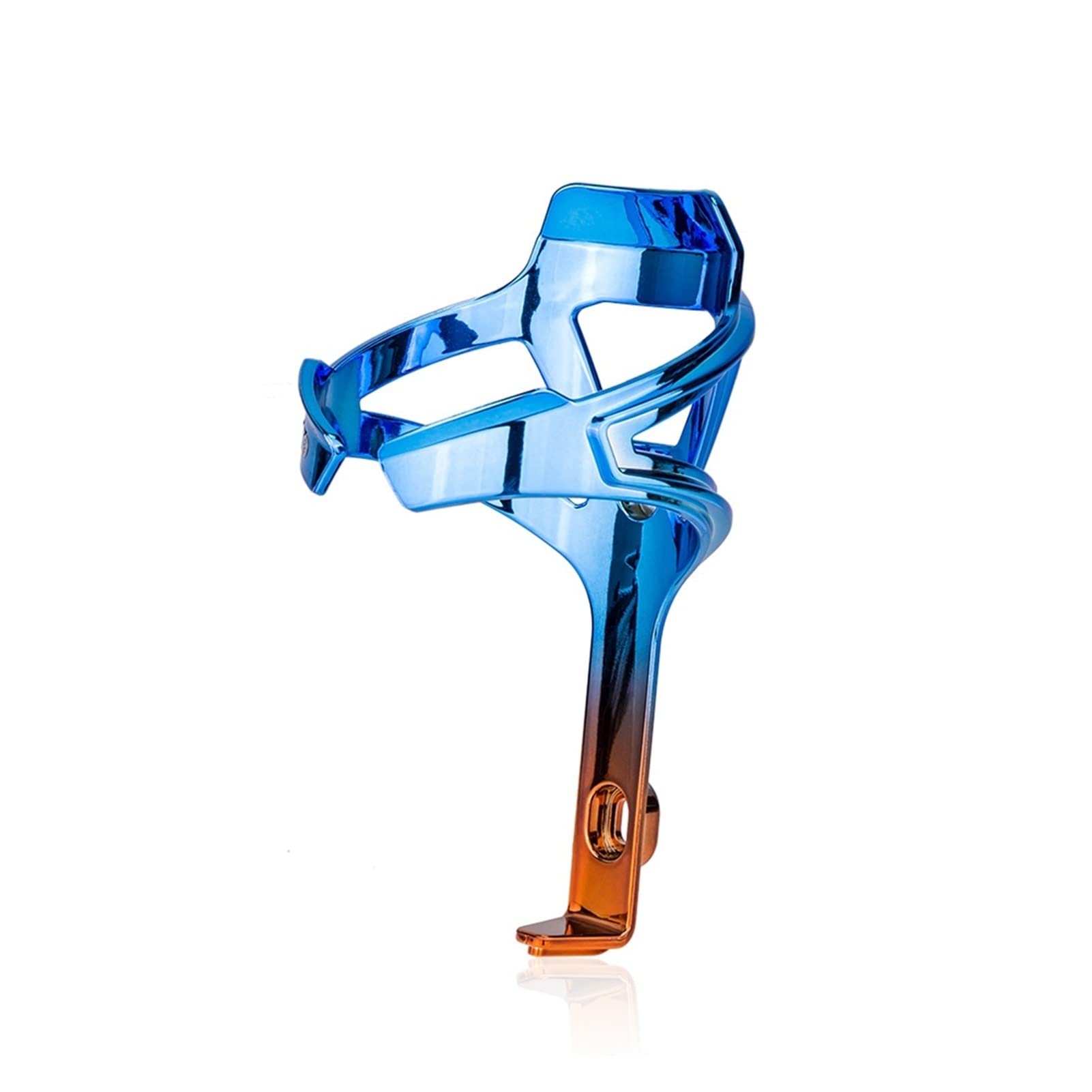 OTENG Fahrrad mit Wassergläser Fahrrad-Wasserbecherhalter, Farbverlauf, ultraleichter Fahrrad-Flaschenhalter, Kunststoff-Fahrrad-Getränkehalter, Wasserflaschenhalter, Mountainbiken(Blueorange)