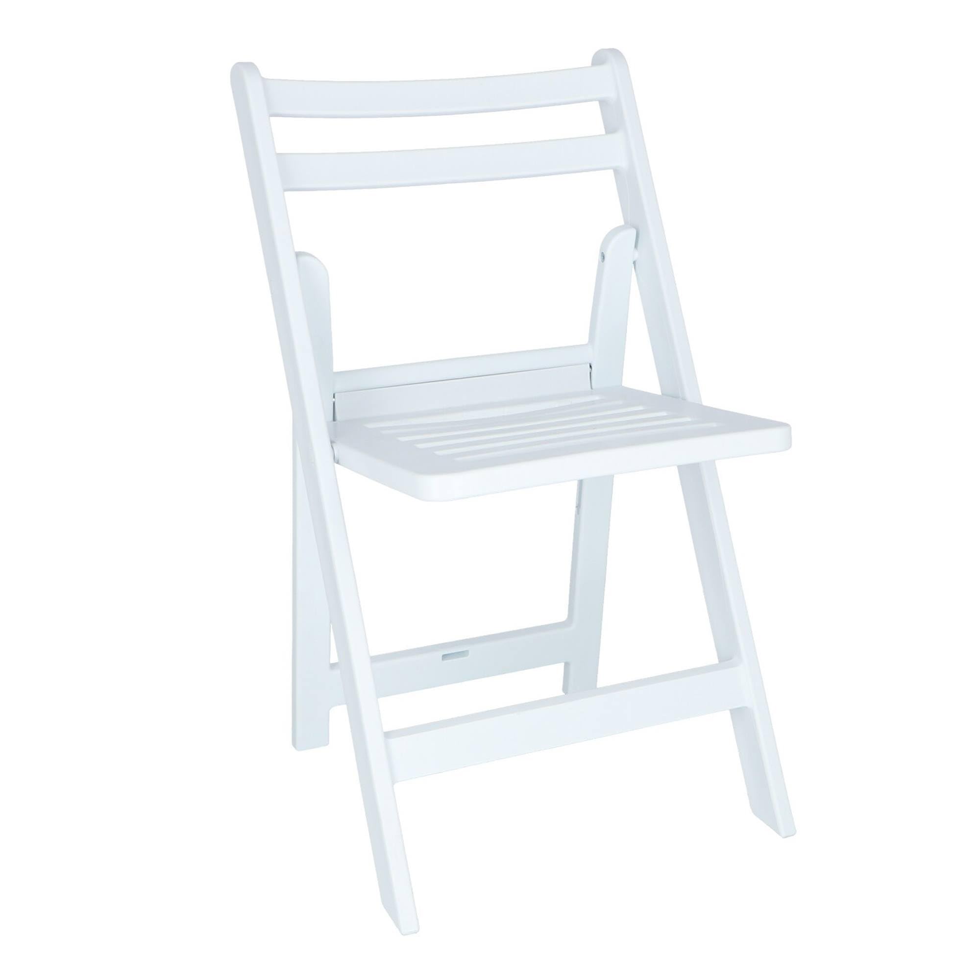 ARANAZ S.L. MANUFACTURAS DE LA MADERA Silla Plegable ELO, 5cm Color Blanco, 44x39x78,5