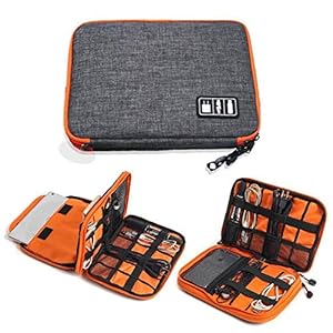 SHREEHARI Travel Digital Accessories Storage Bag, Gadget Organizer Case Portable Zippered Pouch for All Small Gadgets…