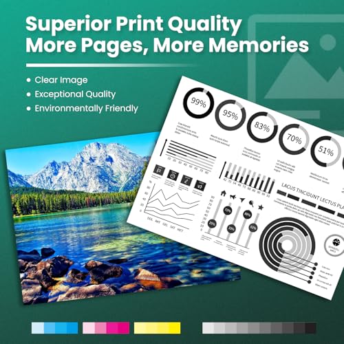 GREENBOX Remanufactured Ink Cartridge 61 Replacement for HP 61XL 61 XL for Envy 4500 5530 5535 Deskjet 1000 1056 1510 1512 1010 1055 2540 2542 3050 3510 Officejet 2620 (1 Black 1 Tri-Color) - Image 3