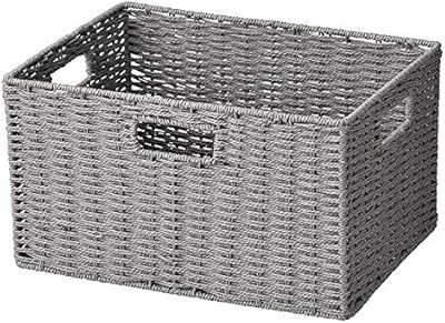 Amazon Co Jp 無印良品 重なるラタン角型バスケット 大 V 約幅35 奥行36 高さ24cm ホーム キッチン