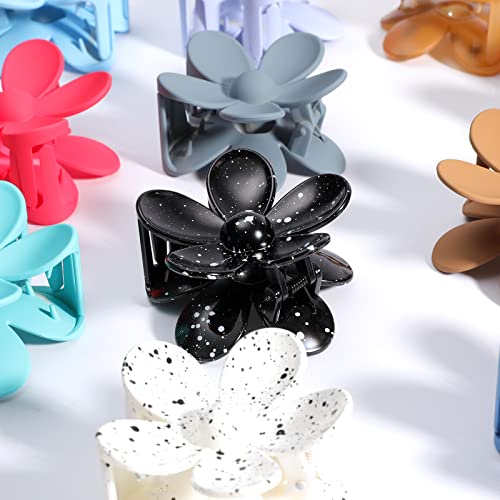 Minxian Hair Claw Clips, Matte Flower Hair Clips, For Women And Girls 20Pcs 20 Color. #TOP4